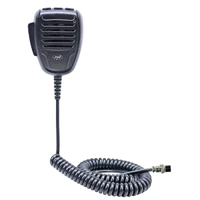 Image of PNI VX6000 microphone with VOX function, 6 pins, for CB Radio,Black