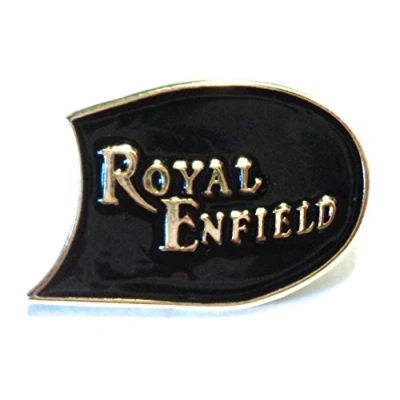 Image of Royal Enfield Classic 1960&#039;s Biker Rocker Metal Motorcycle Enamel Badge