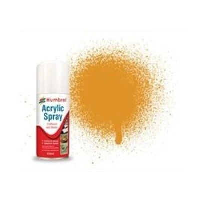 Image of Humbrol Modellers Spray Paint AD6054 No 54 Brass 150ml Model Paints for Plastic Kits, Fast Drying Modelling Crafting Surfaces Including Plastic, Fabric, Glass, Wood &amp; Metal Models
