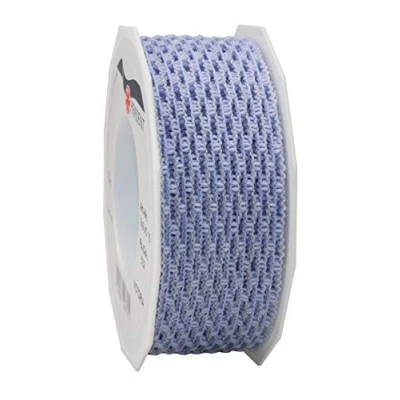 Image of Präsent Victoria Wired Ribbon Pastel Blue 15 m Roll 40 mm Width