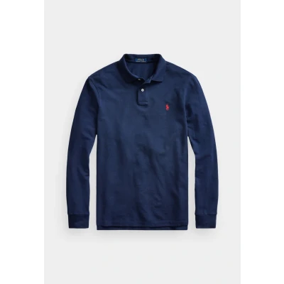 Image of Polo Ralph Lauren Custom SLIM FIT shirt, Men&#039;s, Size: Large, Newport navy