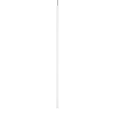 Image of Filo Tall Slim Pendant Ceiling Light White 3000K