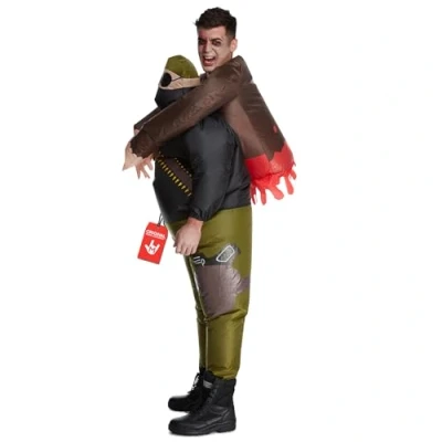 Image of Morph Inflatable Mens Zombie Costume Adult, Halloween Adults, Adult Mens, One Size