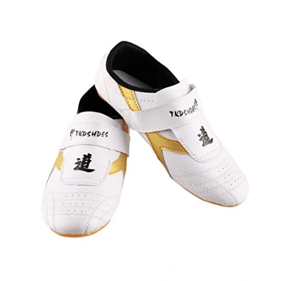 Image of Taekwondo Shoes, Breathable Kung Fu Tai Chi Shoes for Adults and Kids (Size : 40) Sports Equipment