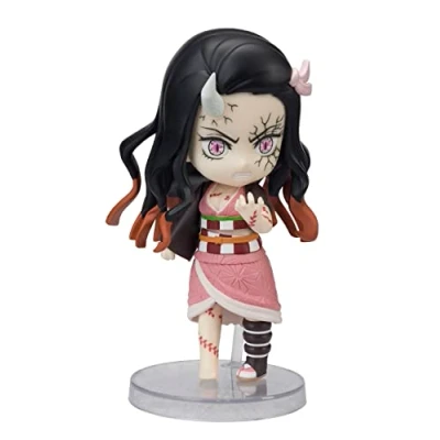 Image of Tamashii Nations Demon Slayer: Kimetsu no Yaiba Nezuko Kamado Form Advancing Ver., Bandai Spirits Figuarts Mini Action Figure