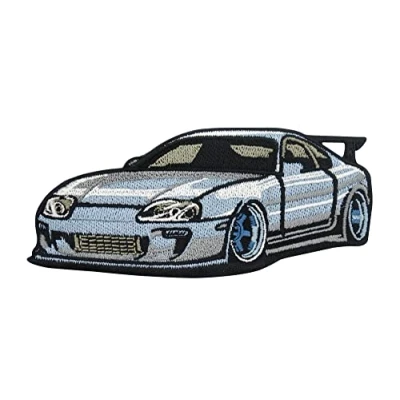 Image of Iron on Sports Car Patch Motorsport Embroidery Patch, Racing ironable Patches, Badges Finally Home