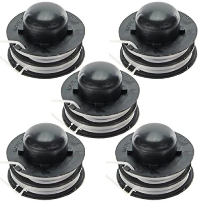 Image of SPARES2GO Dual Feed Trimmer Line &amp; Spool Head for B&amp;Q FPGT250 6 Strimmer (Pack of 5)