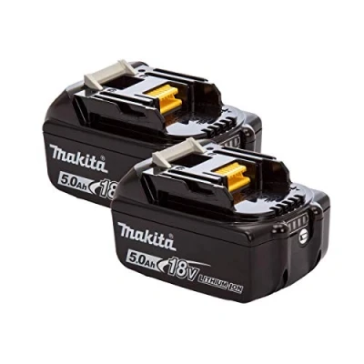 Image of Makita Genuine BL1850B 18V 5.0Ah Battery Twin Pack for DHP481Z, DHP458Z, DRT50ZJ, DSP600ZJ, DGA454Z, DJR187Z