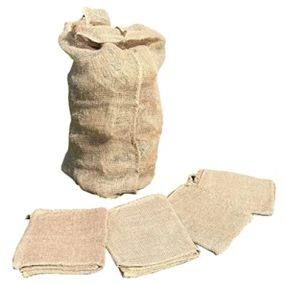 Image of Selections Potato Storage Sacks x 5 Large Jute Hessian Bags
