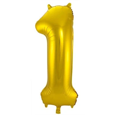 Image of Folat 8714572631815 Foil balloon, Gold, 86cm