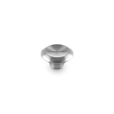 Image of Le Creuset Metallic knob replacement for casseroles, Inox, 57mm, 94034570000002