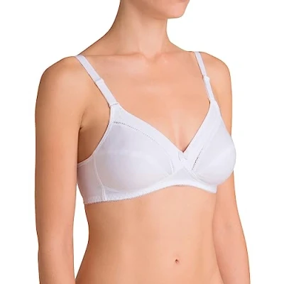 Image of Triumph Classic Stretch Triangle bra, Women&#039;s, Size: 42C, White