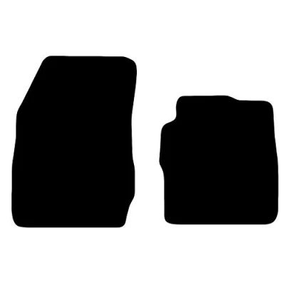 Image of Carsio Carpet Car Mats For Ford Transit Courier 2014 onwards Tailored Fit Floor Mat Complete Accessory Black Custom Fitted All Weather, Anti Slip Backing &amp; Trim