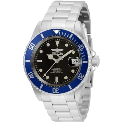 Image of Invicta Pro Diver Stainless Steel Men&#039;s Automatic Watch, Blue / Black 40mm