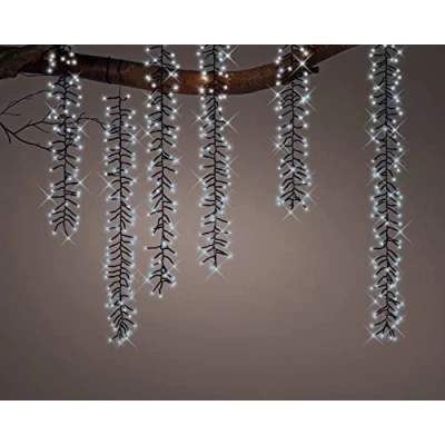 Image of Kaemingk Tree 480 LED Cascade Chaser Lights Black/Cool White 9500157