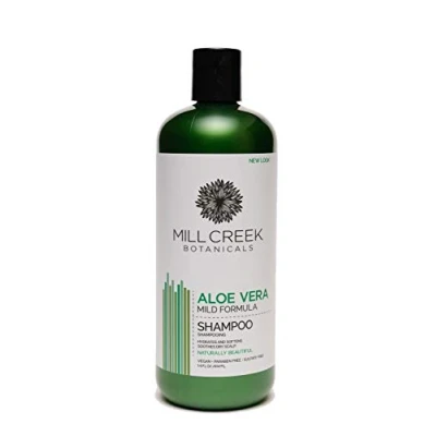 Image of Pack of 2 x Mill Creek Botanicals Shampoo Aloe Vera 16 fl oz