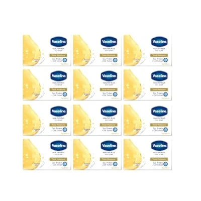 Image of Vaseline Healty Plus Total Moisture Soap 12 x 75g Pack of