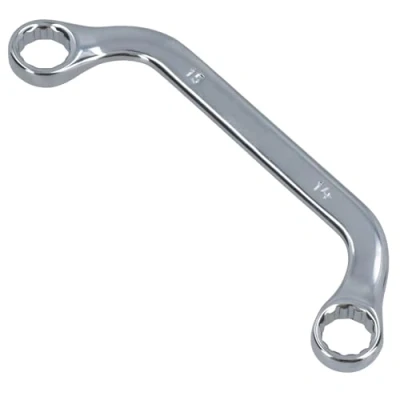 Image of 14mm + 15mm Half Moon Ring C Obstruction Spanner Wrench 12 Sided Bi hex