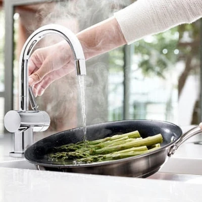 Image of InSinkErator HC3300 Boiling Water Tap Curved Chrome