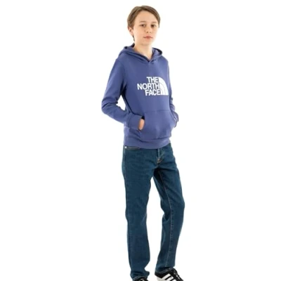 Image of The North Face DREW PEAK Hoodie Unisex for kids, Size: 6y, Cave blue