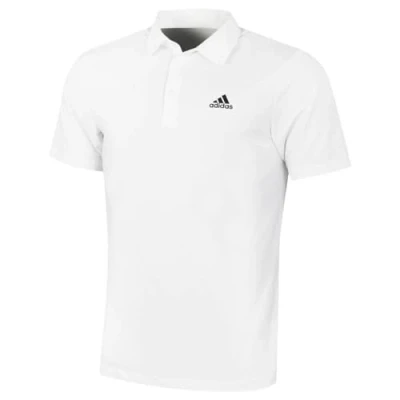 Image of adidas Golf Mens Ultimate365 Solid LC Polo Shirt White L