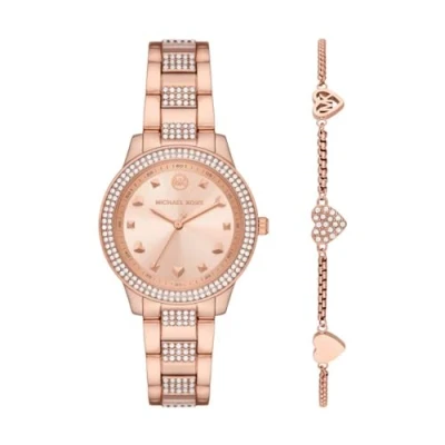 Image of Michael Kors MK1070SET Ladies Tibby Watch and Bracelet Gift Set