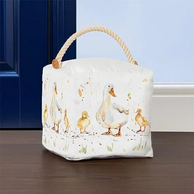 Image of Country Life Ducks Design Doorstop Mukti Color