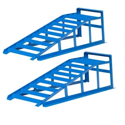 Image of Cartrend Access ramp kit, extra sturdy and wide, load 1.6 tons per each pair, tire distance up to 225 mm, Blue