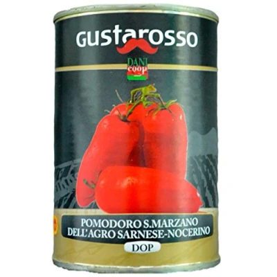 Image of San Marzano DOP Tomato from Agro Sarnese Nocerino Gr. 400 Gustarosso