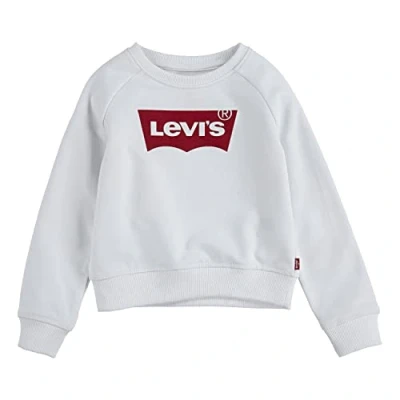 Image of Levi&#039;s KEY ITEM LOGO CREW Sweatshirt for kids, Size: 6m, Red/white
