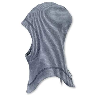 Image of Sterntaler Unisex Kids Schalmütze Streifen Hat, Blau Melange,