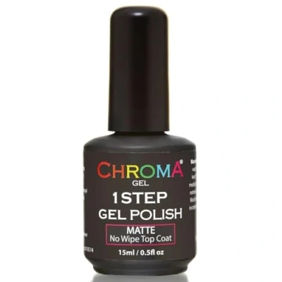 Image of Chroma Gel 1 Step Polish Matte No Wipe Top Coat