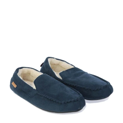 Image of Ben Sherman Underwear Men&#039;s Herren Mokassin Hausschuh in Marineblau mit Microsuede obermaterial Casual Sock, Navy, 9 UK
