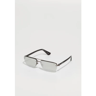 Image of Burberry Man BE3164 13166G Sunglasses Metal Grey Geometric Mirrored