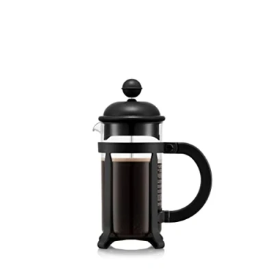 Image of BODUM JAVA 3 Cup Coffee Maker with Plastic Frame and Lid, 0.35 L, SAN