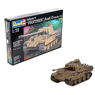 Image of Revell 03171 PzKpfw V Panther Ausf.G (Sd.Kfz. 171) 1:72 Scale Unbuilt/Unpainted Plastic Model Kit