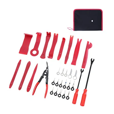 Image of TOPWAY 30pcs Car Trim Removal Tool Kit, Auto Door Audio Radio Panel Repair Modification Pry for Dash Center Console Installation
