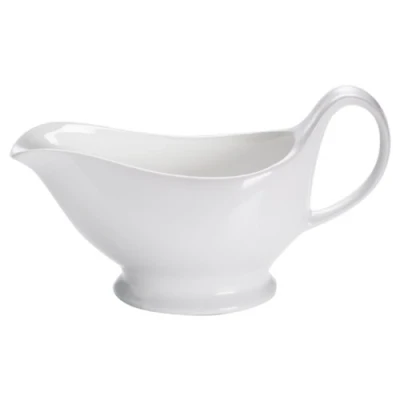 Image of Maxwell &amp; Williams Gravy Boat White Basics Round 23 cm / 400 ml