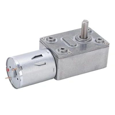 Image of DC 12 V High Torque Turbo Motor, Electric Reduction Self Locking Screw Gearbox Motor (20 RPM)
