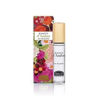 Image of Helan Bianco D&#039;Ambra Perfume for Women with Nutmeg Spicy Notes, Eau de Parfum Floral Hints, Travel Bottle, Holiday Essentials Women, Feminine Fragrance, Made in Italy 10ml