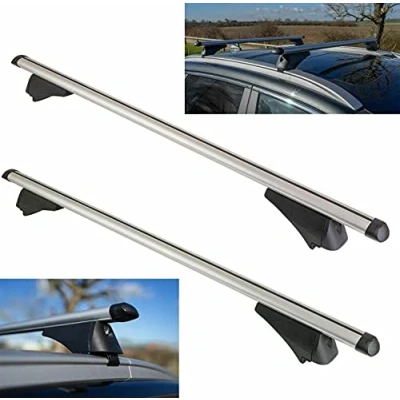 Image of UKB4C Aluminium Locking Roof Rack Bars fits Kona Hybrid 19&gt;