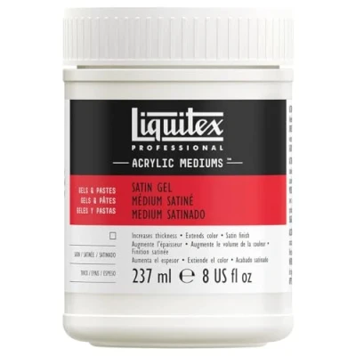 Image of Liquitex Professional Acrylic Pouring Medium for Arcylic Paint, Satin Gel, 237 ml