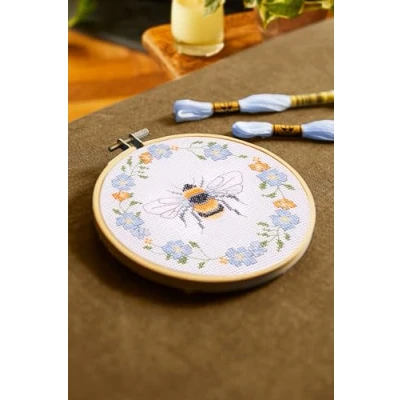 Image of DMC Cross Stitch Kit Queen Bee by Jo Aston Intermediate