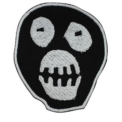 Image of Pro Armour Boosh Face Superhero Embroidered Iron on Sew Patch Badge for Clothes etc. 6x7cm