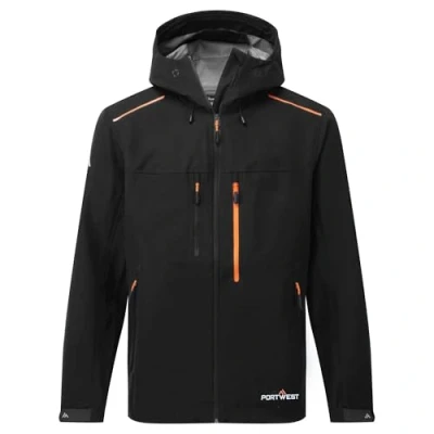 Image of Portwest Shell Jacket Black Large