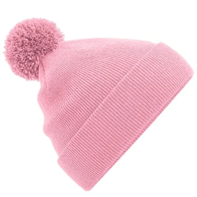 Image of Beechfield B426B Junior Original Pom Beanie Dusky Pink
