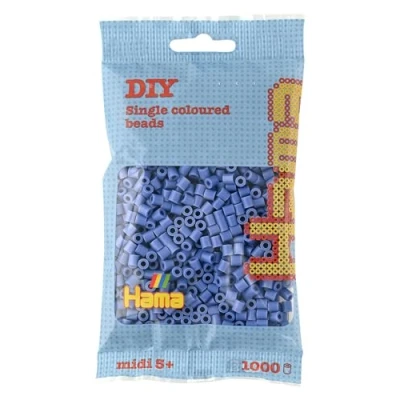 Image of Hama Beads Bag Approx. 1000 Midi Fuse Mosaic Decoration Arts &amp; Craft for Creative Children Ages 5+ Lavender