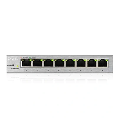 Image of Zyxel 8 Port Gigabit Web Managed Switch Plug &amp; Play Supports VLAN, QoS, IGMP LAG Fanless [GS1200 8]