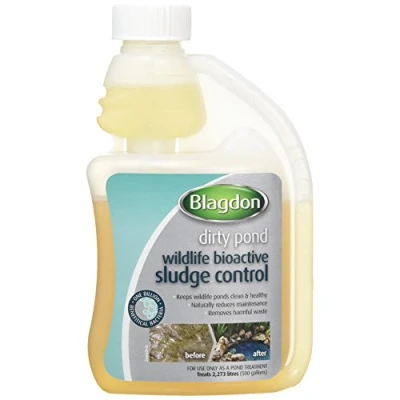 Image of Blagdon Pond Bioactive Sludge Control, 250ml, Adds Good Bacteria, Keeps Wildlife Ponds Clean and Healthy, Removes Organic Waste, Treats 2,273L of Water