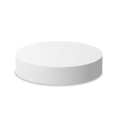 Image of 5&quot; inch Diameter Round Cake Polystyrene Modelling Dummy 2&quot; Deep